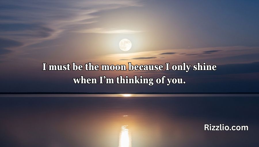 Moon Pick Up Lines