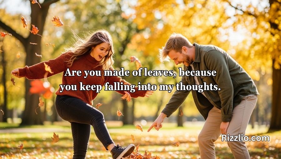 Autumn Pick Up Lines