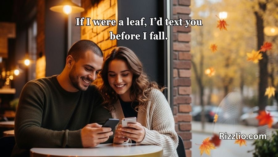 Autumn Pick Up Lines