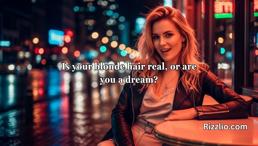 Blonde Pick Up Lines