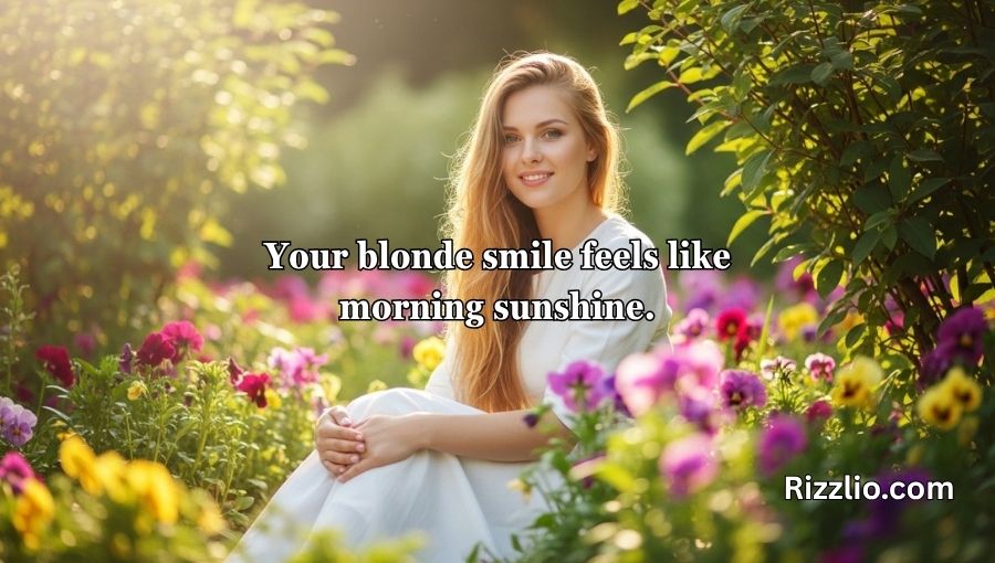 Blonde Pick Up Lines