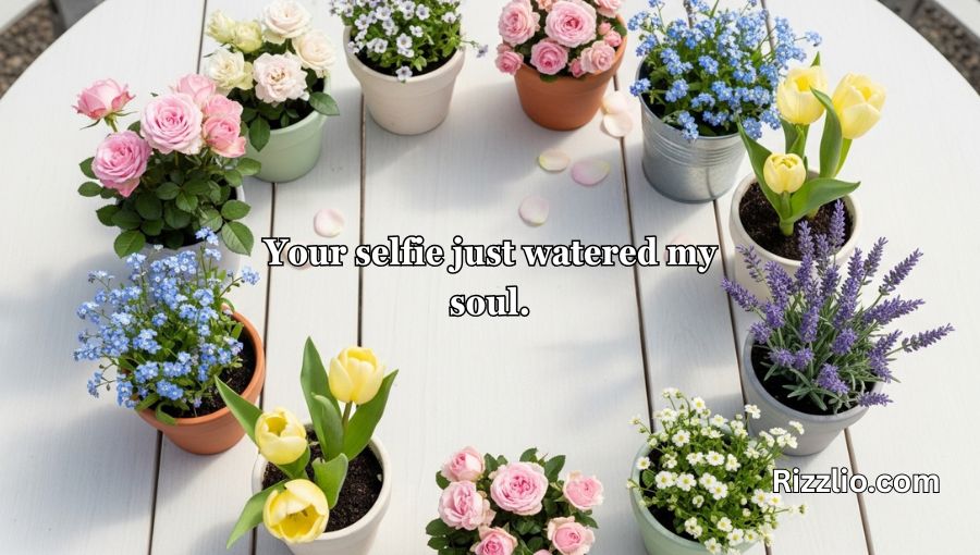 Flower Pick Up Lines