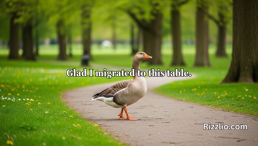 Goose Pickup Lines