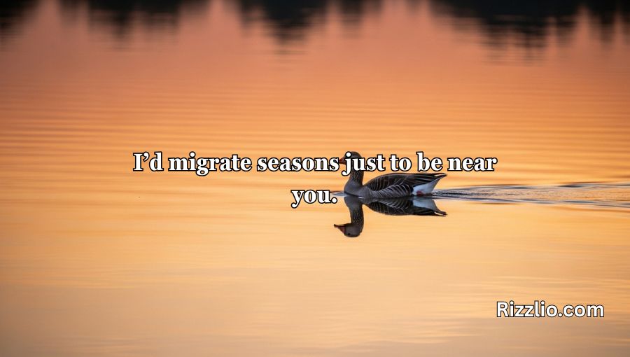 Goose Pickup Lines