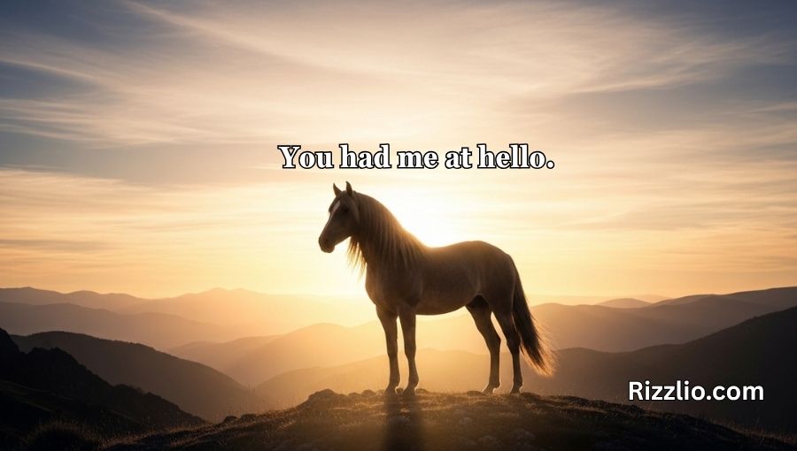 Horse Pick Up Lines