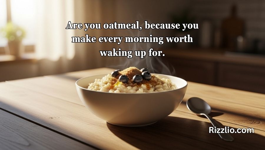 Oatmeal Pick Up Lines