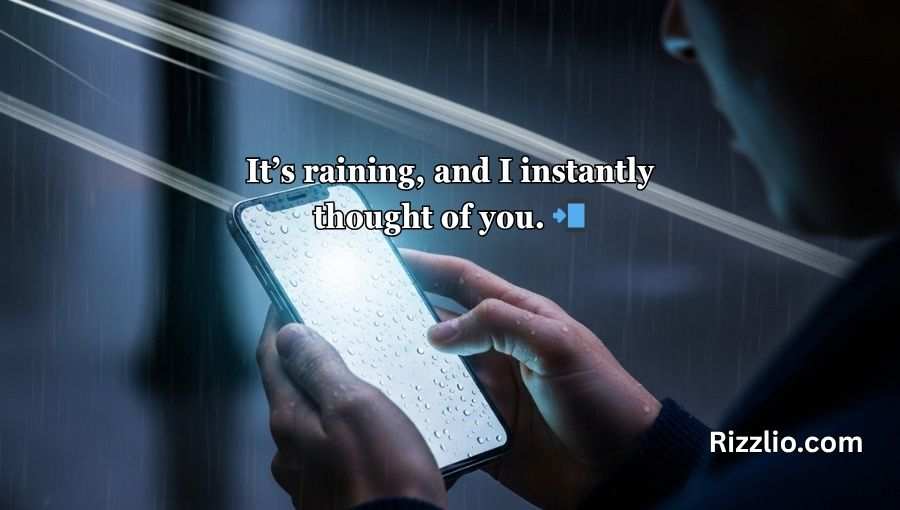 Rain Pickup Lines