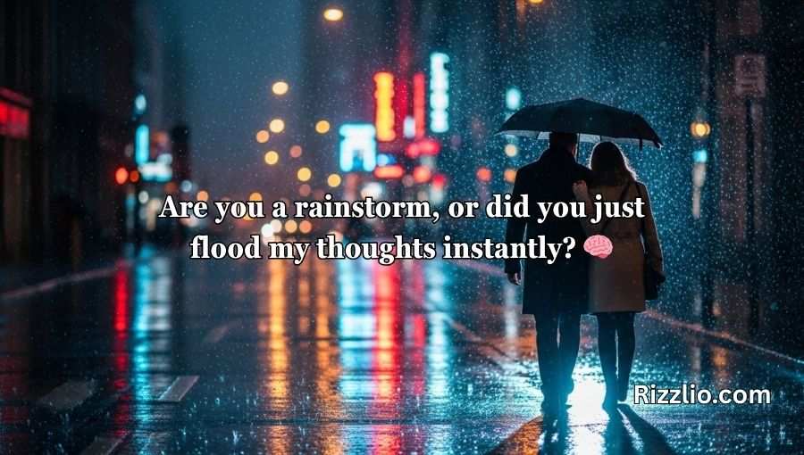Rain Pickup Lines