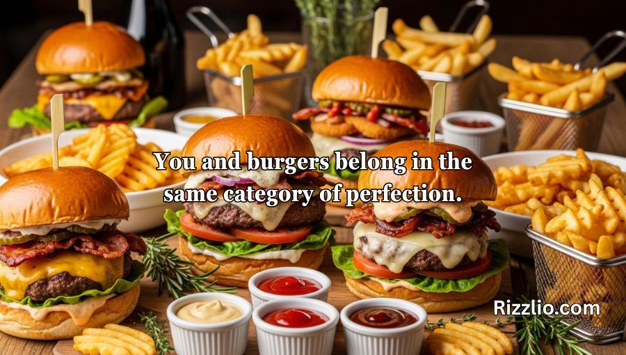Sizzling Burger Pick-Up Lines