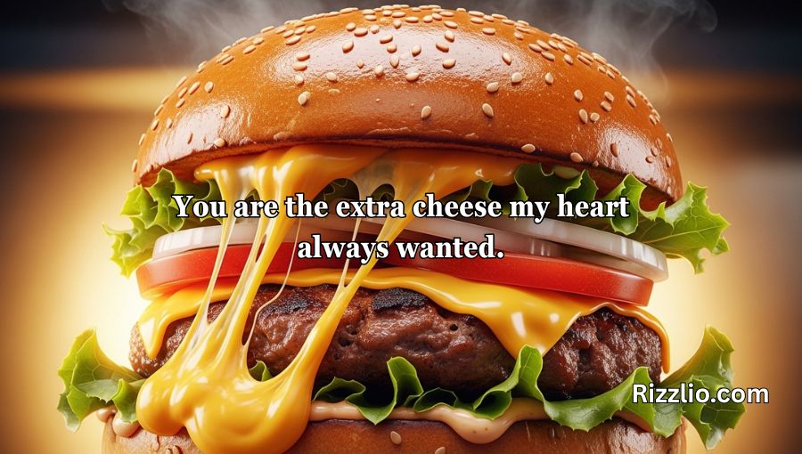 Sizzling Burger Pick-Up Lines