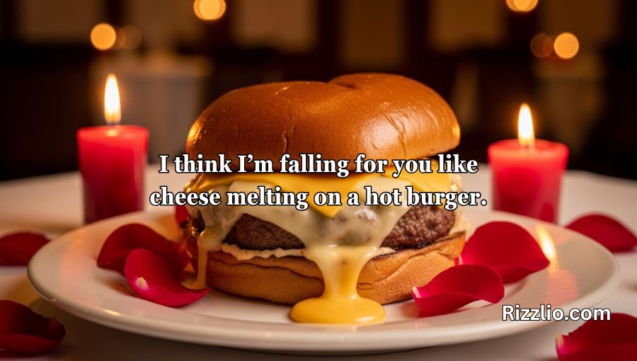 Sizzling Burger Pick-Up Lines