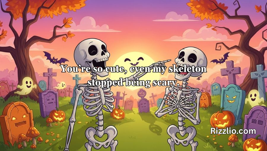 Skeleton Pick Up Lines
