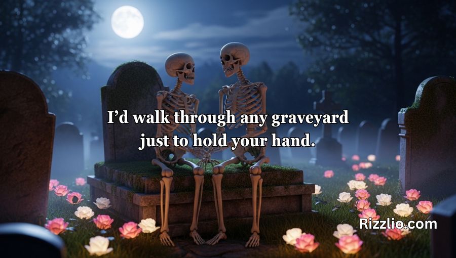 Skeleton Pick Up Lines