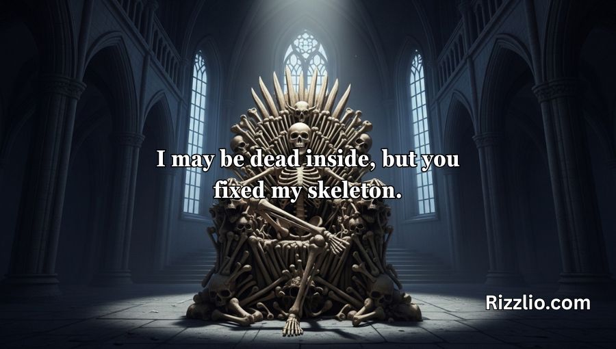 Skeleton Pick Up Lines