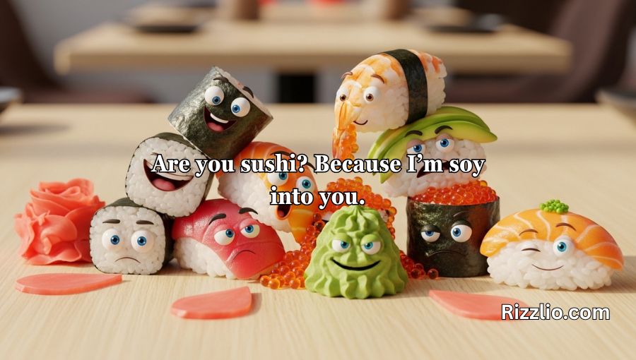 Sushi Rizz Lines & Pick Up Lines