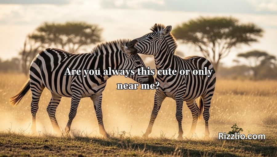 Zebra Pickup Lines