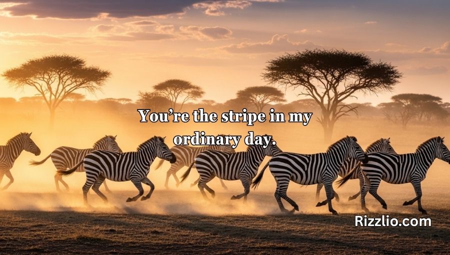 Zebra Pickup Lines