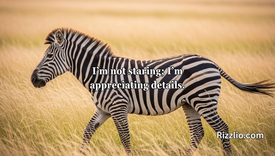 Zebra Pickup Lines