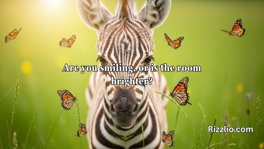 Zebra Pickup Lines