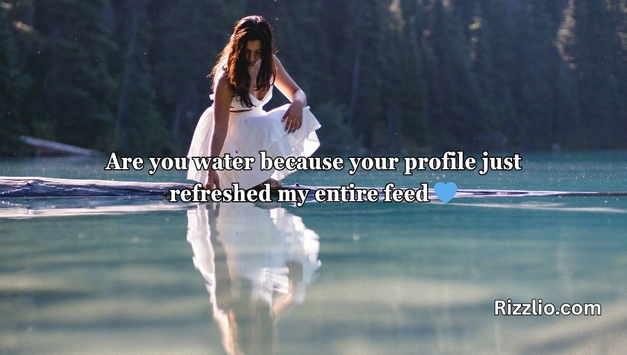 Water Pick Up Lines
