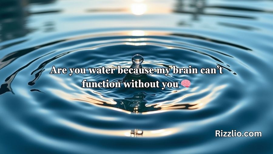 Water Pick Up Lines