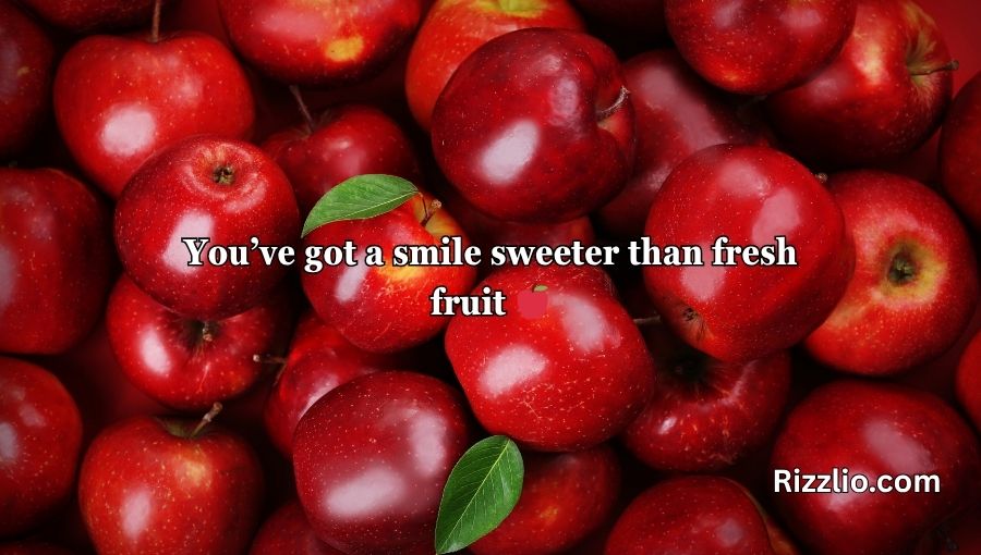 Apple Fruit Pick Up Lines