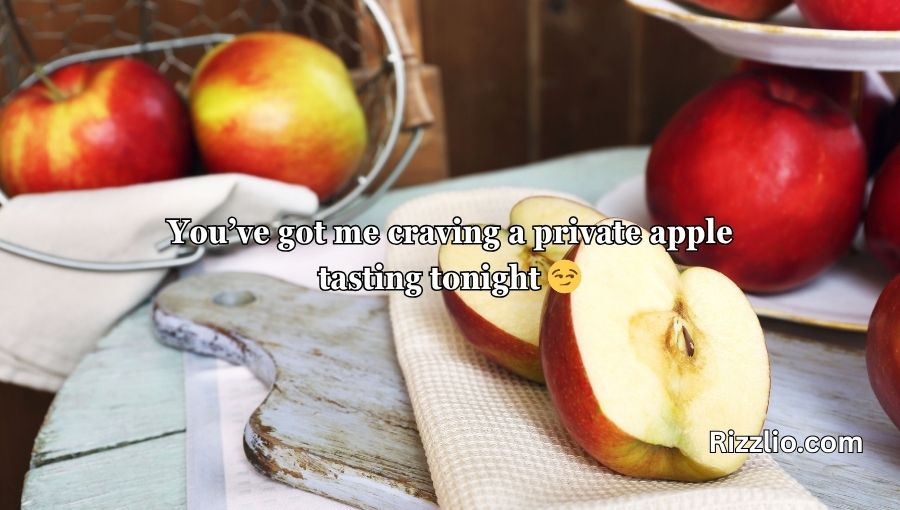 Apple Fruit Pick Up Lines