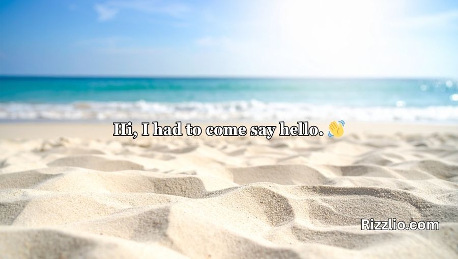 Best Beach Pick Up Lines