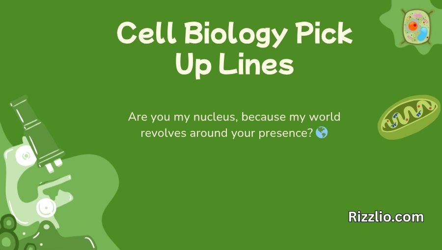 Cell Biology Pick Up Lines