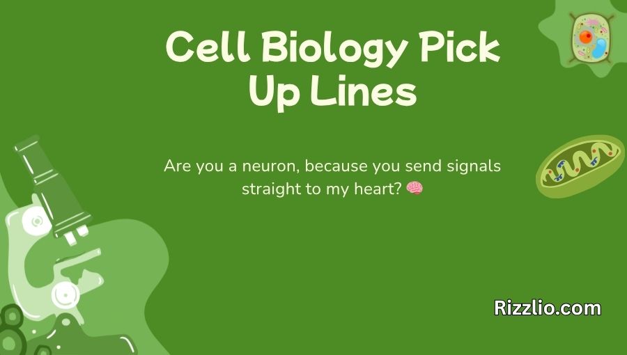 Cell Biology Pick Up Lines