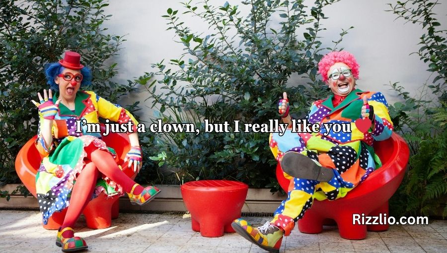 clown pick up lines