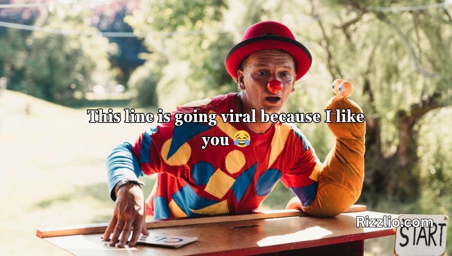 clown pick up lines