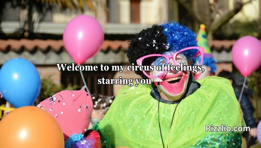 clown pick up lines