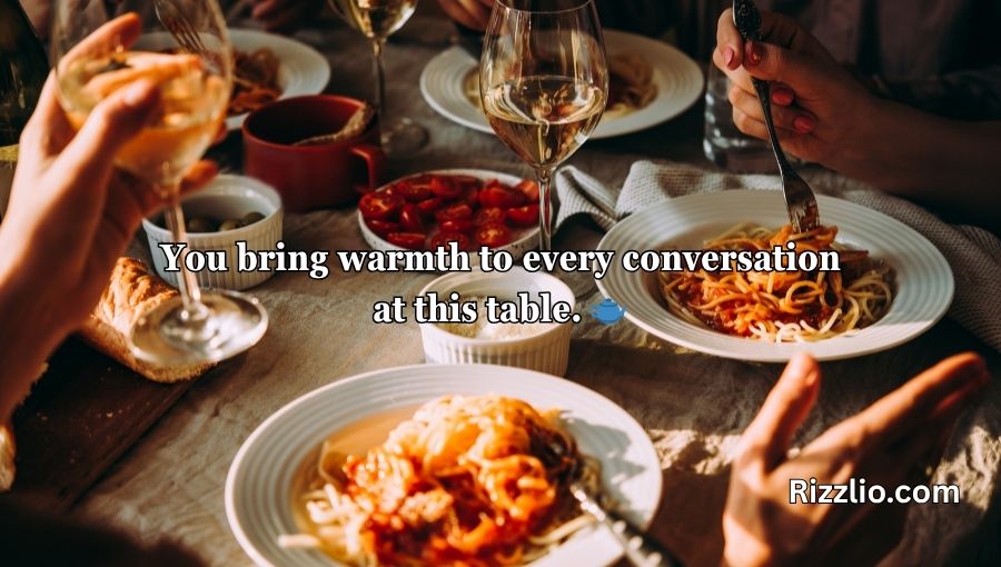 Dinner Pick-Up Lines
