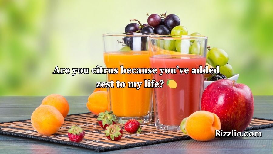 Juice Pick Up Lines