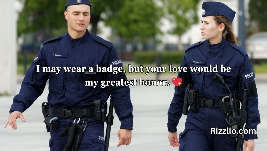 Policeman Pick Up Lines