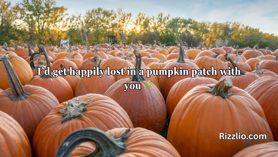 Pumpkin Pick Up Lines