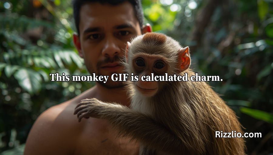Rizz Monkey GIF Pick Up Lines