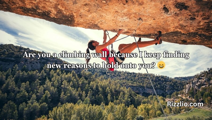 Rock Climbing Pick Up Lines