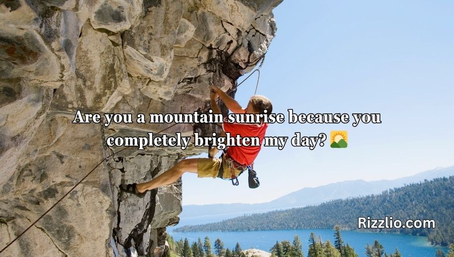 Rock Climbing Pick Up Lines