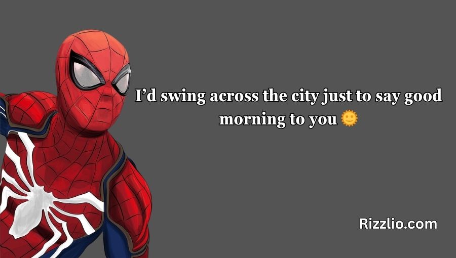 Spiderman Pick Up Lines