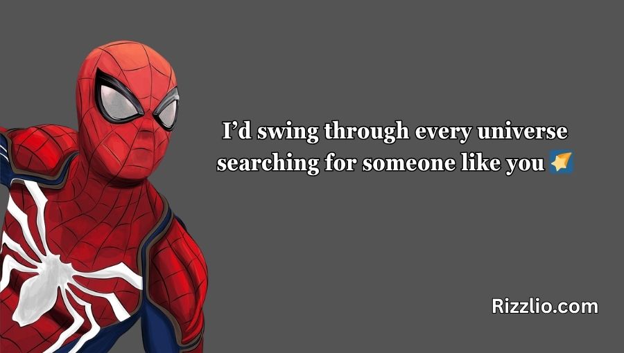 Spiderman Pick Up Lines