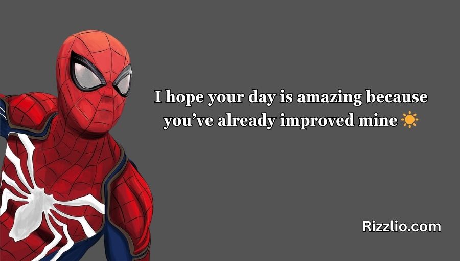 Spiderman Pick Up Lines