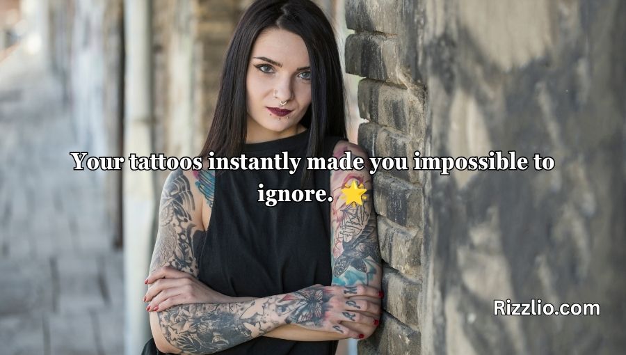 tattoo pick up lines