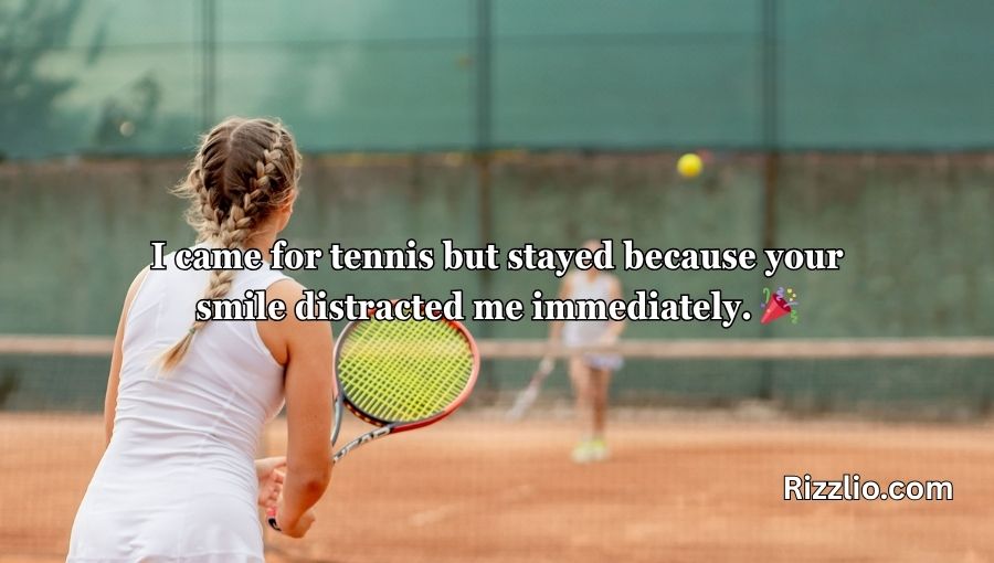 Tennis Pick Up Lines