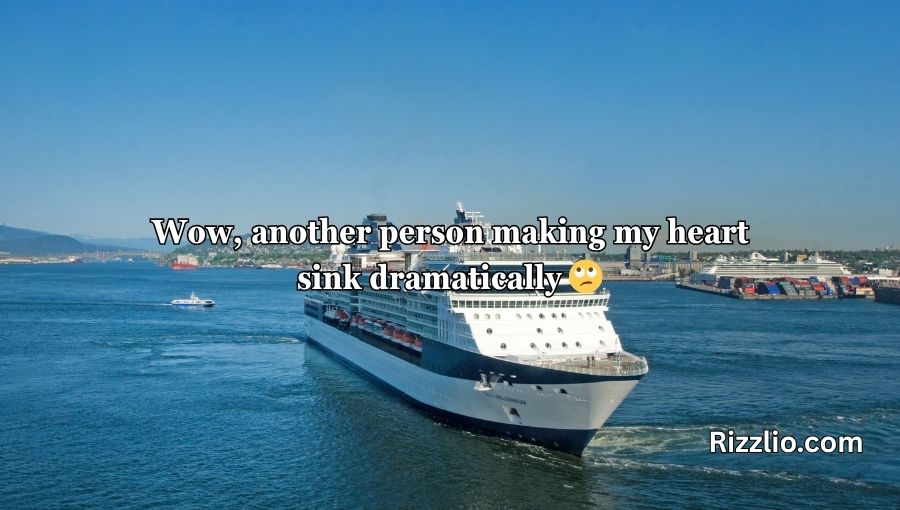Titanic Pick Up Lines