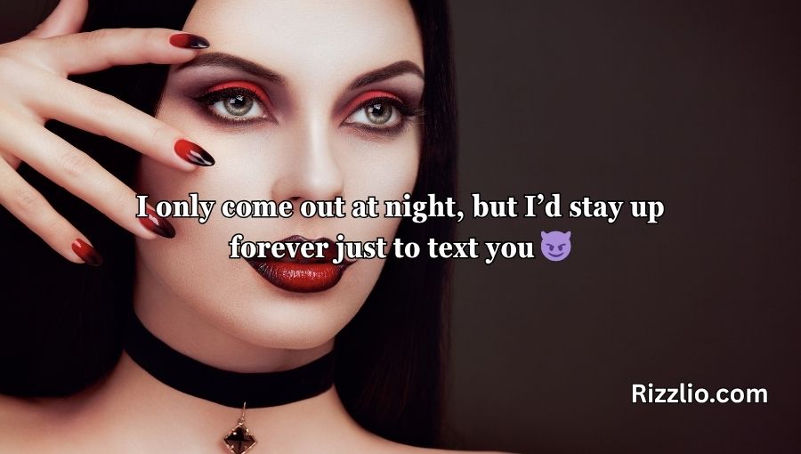 vampire pick up lines
