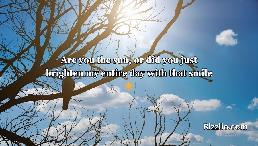 Weather Pick Up Lines