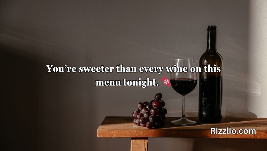 Wine Pick Up Lines