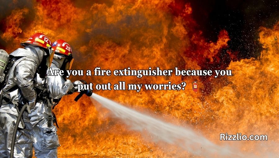 Firefighting Pick Up Lines